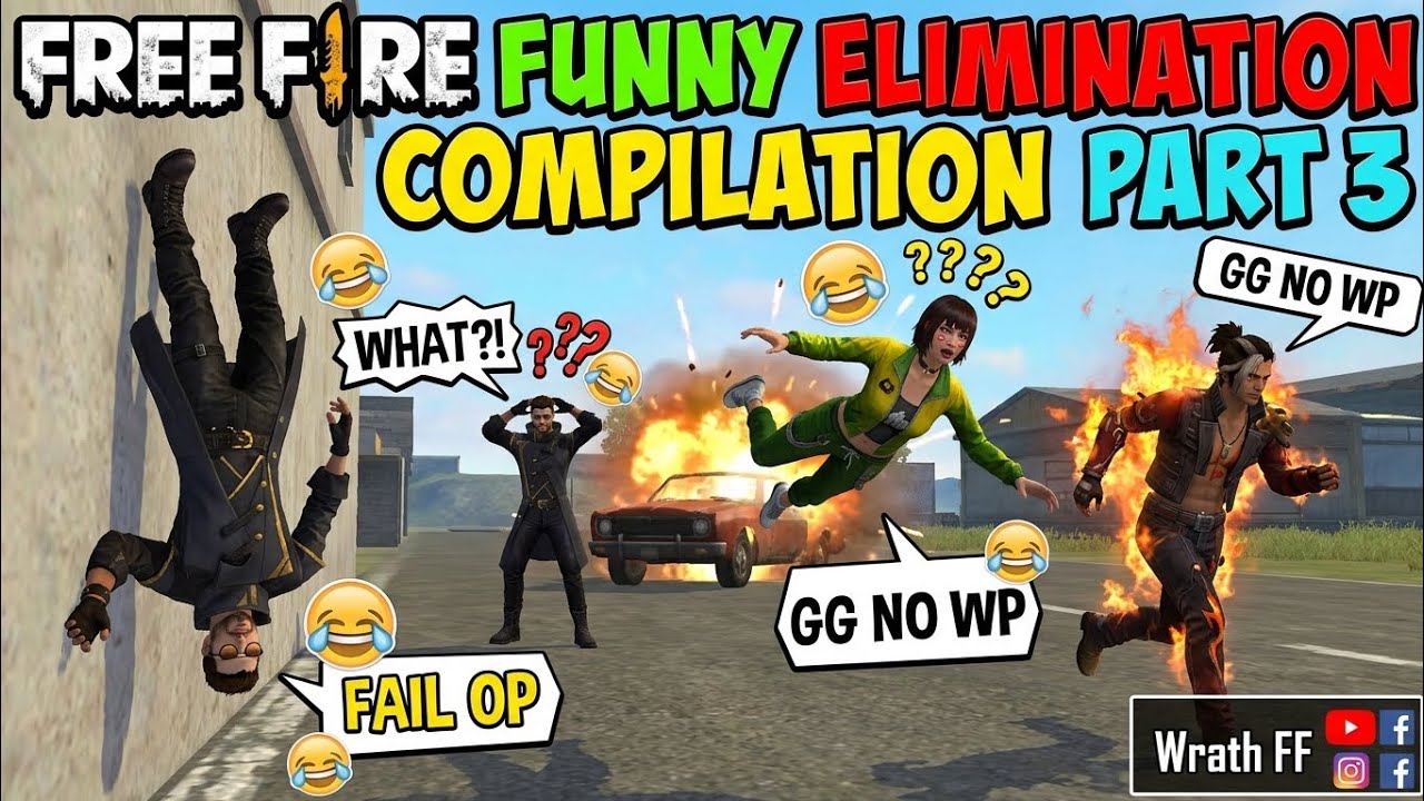 Free Fire Funny Moments Part 3 ๐คฏ Ultimate Noob & Pro Fails | Wrath FF