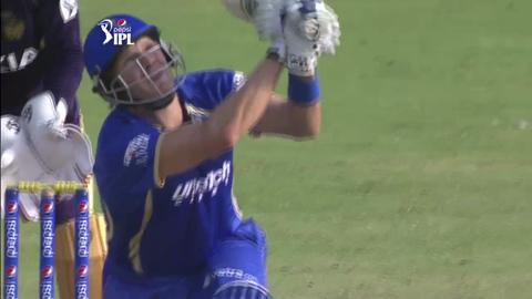 M25: RR vs KKR– Shane Watson Wicket background