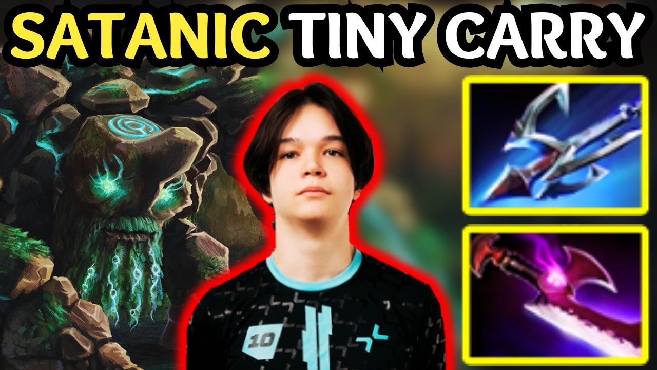 ๐ฅ PARIVISION Satanic TINY Carry โ Stone META ๐ฅ Dota 2 Gameplay