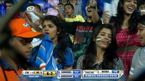 M12: MI vs CSK – Corey Anderson Wicket