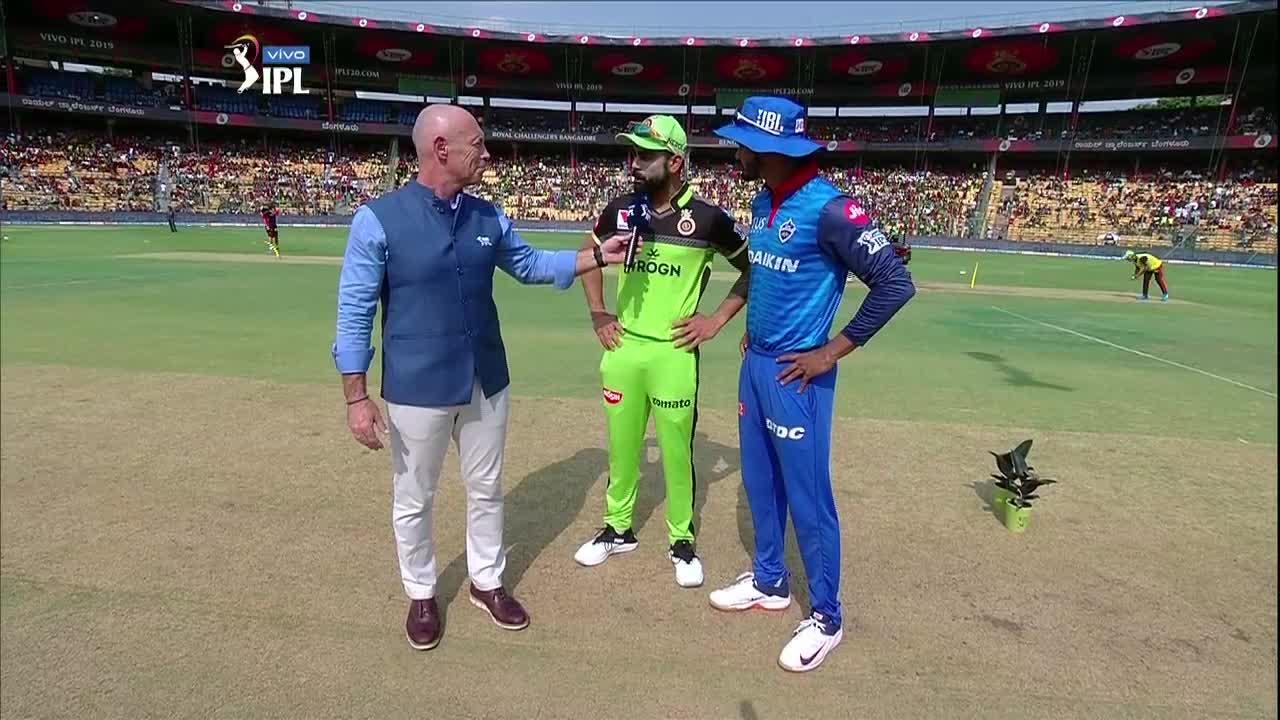 M20: RCB vs DC – Toss background