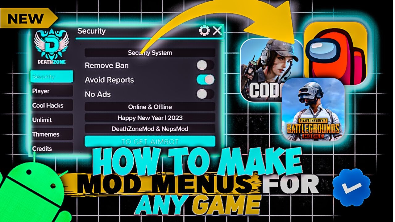 How To Make Mod Menu Easy Way | Beginner's guide background