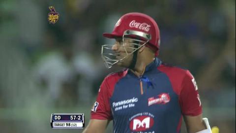 Match 2 KKR vs DD – Sehwag’s Wicket