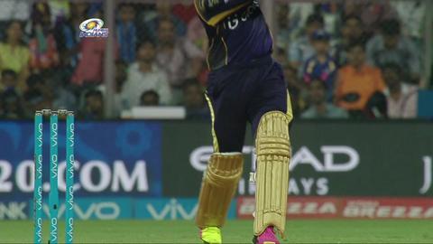 M24: MI vs KKR – Robin Uthappa Six