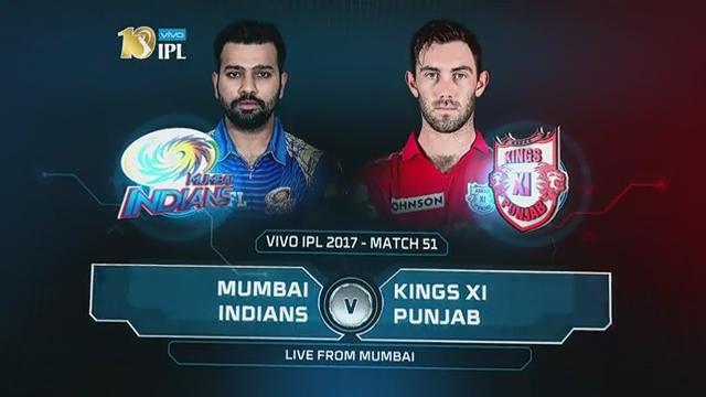IPL 2017 M51: MI vs KXIP – Match Highlights background