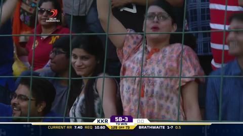 M26: DD vs KKR – Yusuf Pathan Wicket