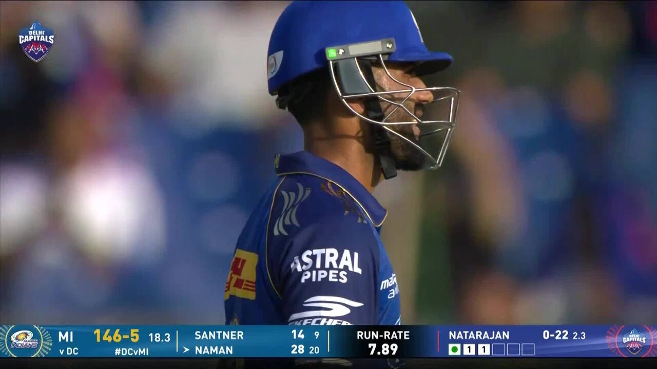 IPL 2026 M08: DC vs MI - Fall of Wickets
