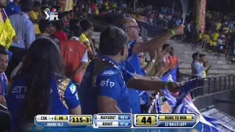 M43: CSK vs MI – Ambati Rayudu Six