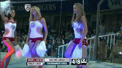 Match 53 DC vs KXIP – Singh's 1st Six background