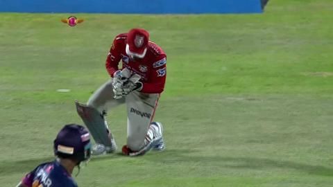 M53: RPS vs KXIP – Thisara Perera Wicket background