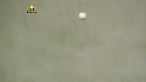 M74: RR vs SRH – Brad Hodge Six background