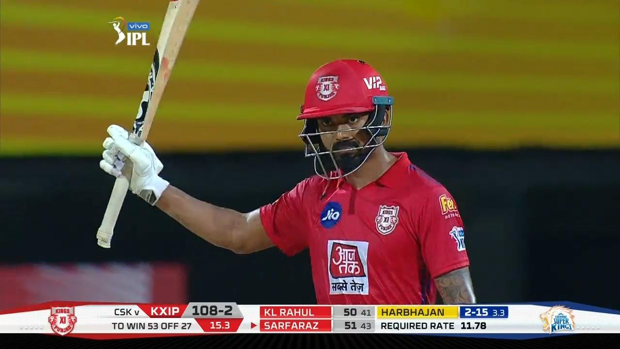 M18: CSK vs KXIP – KL Rahul's 55 off (47) background