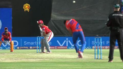 M28: GL vs KXIP – Wriddhiman Saha Wicket