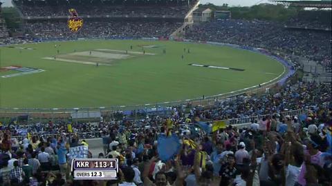 Match 47 KKR vs PWI – Gambhir's Wicket background
