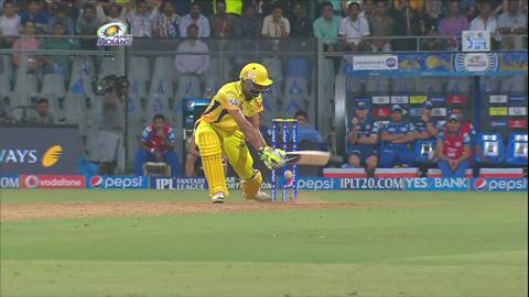 M33: MI vs CSK – Ravindra Jadeja Wicket background