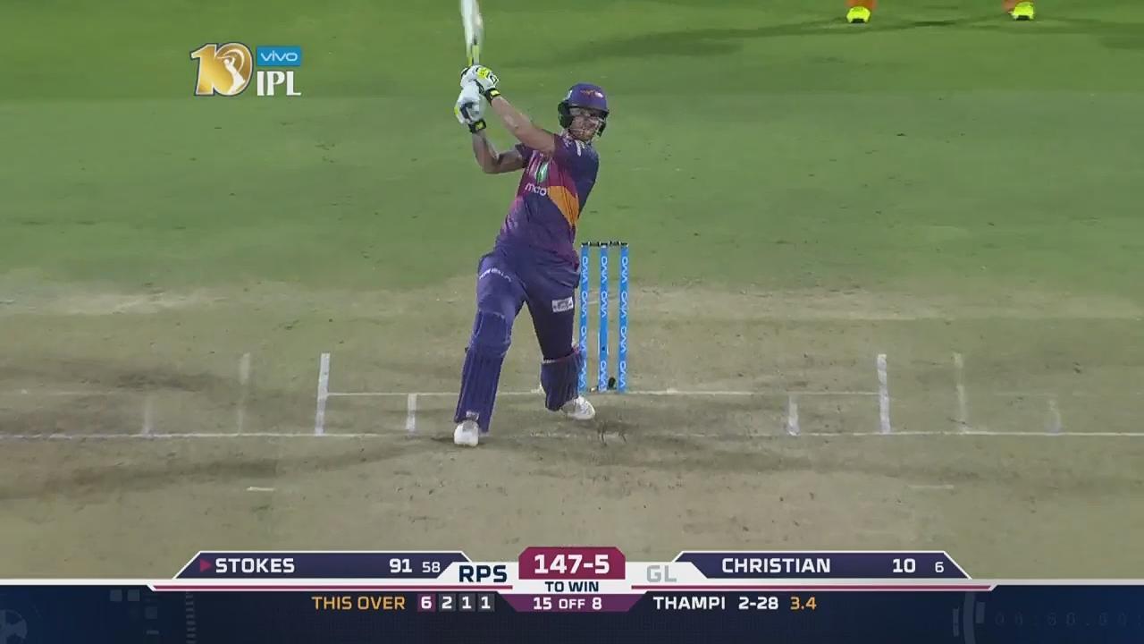 M39: RPS vs GL – Ben Stokes Six