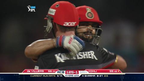 M4: RCB vs SRH – Virat Kohli Six background