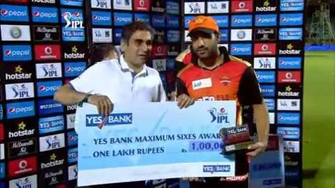 M11: SRH vs RR – Yes Bank Maximum Sixes