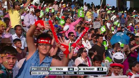 M65: KKR vs PWI – Aaron Finch Six