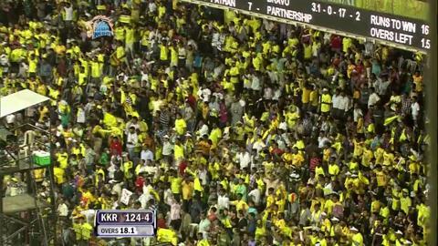 Match 41 CSK vs KKR – Gambhir's Wicket