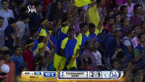 M29: KXIP vs CSK – Suresh Raina Six