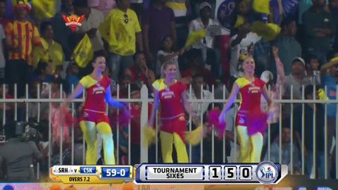 M17: SRH vs CSK – Dwayne Smith Six