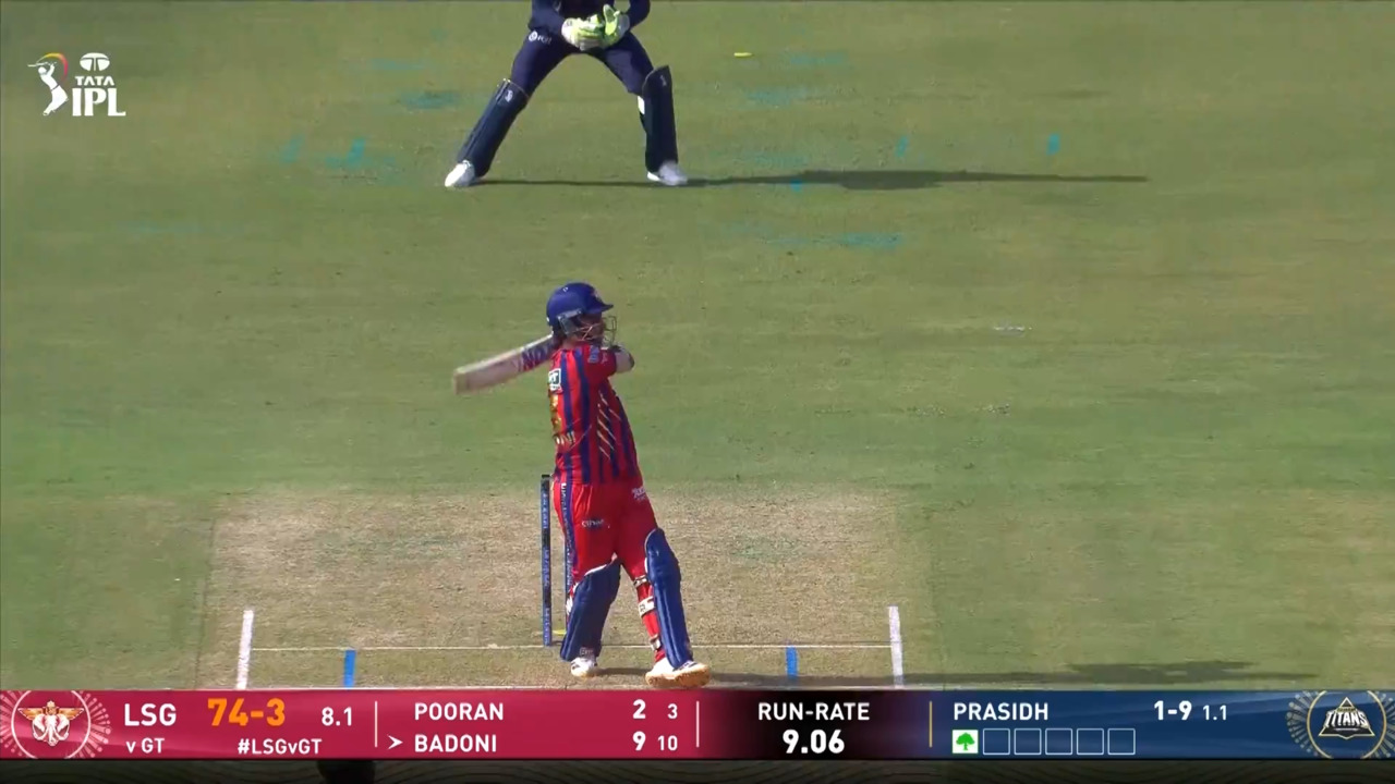 IPL 2026 M19: LSG vs GT - Ayush Badoni Wicket