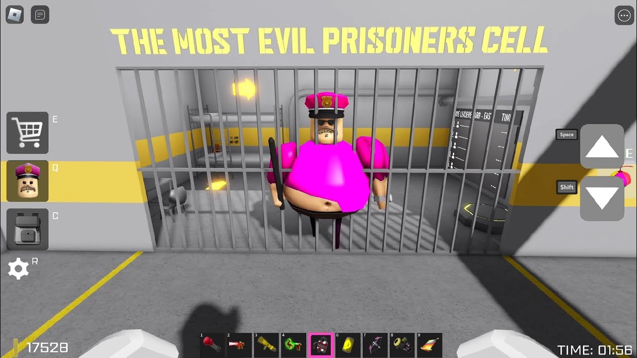 🚨PRISONER ESCAPE! TOP1👑 HARD MODE - Barry Obby Full Gameplay 4K #roblox