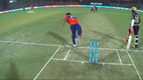 M26: DD vs KKR – Andre Russell Wicket