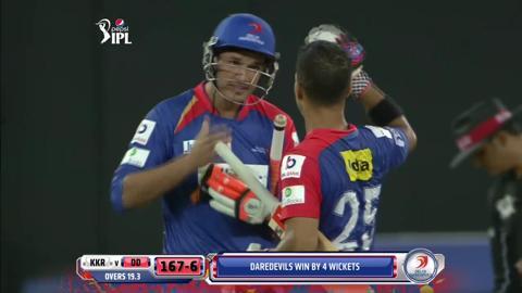 M6: KKR vs DD – JP Duminy Six