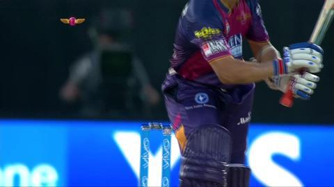 M53: RPS vs KXIP – Ajinkya Rahane Wicket background