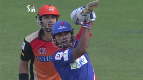 M12: SRH vs DD – Murali Vijay Wicket