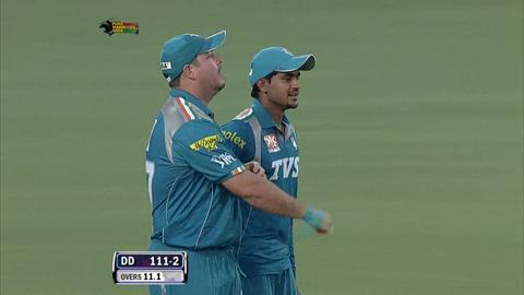 Match 31 PWI vs DD – Pietersen's Wicket