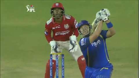M18: RR vs KXIP – Shane Watson Six