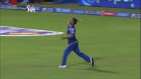 M33: MI vs CSK – Mithun Manhas Wicket background
