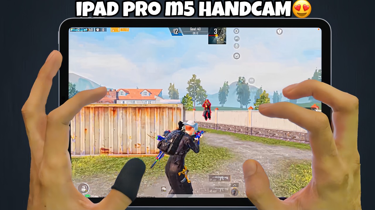 iPad Pro m5 😍 PUBG HANDCAM Smooth + 120 FPS 🔥 pubg test / Gameplay/ Best sensitivity background