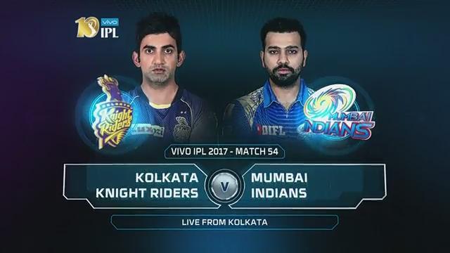 IPL 2017 M54: KKR vs MI – Match Highlights background