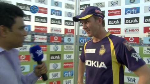 IPL 2012 Match 7: Cooper and Lee Interviews background