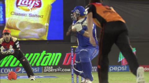 M30: RR vs SRH – Shane Watson Wicket