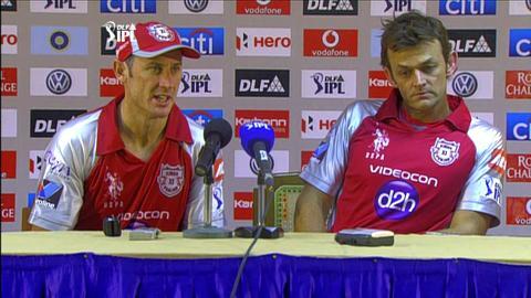 IPL 2012 Match 44: Hussey & Gilchrist PC background