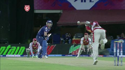 M67: KXIP vs DD – David Warner Wicket
