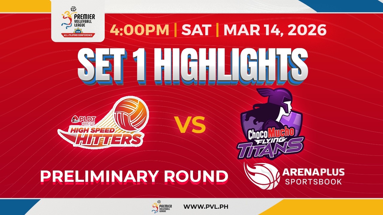 PLDT vs. Choco Mucho - 1st Set Highlights