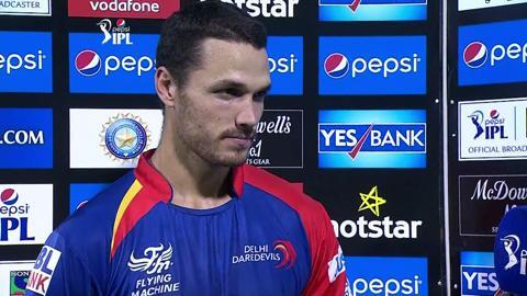 M45: DD vs SRH – Nathan Coulter-Nile Interview background