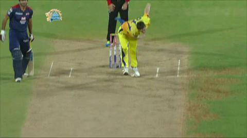 M64: CSK vs DD – David Warner Wicket