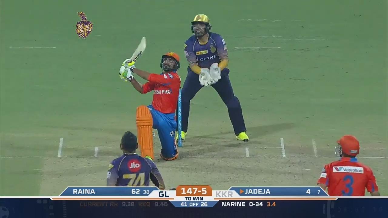 M23: KKR vs GL – Ravindra Jadeja Six