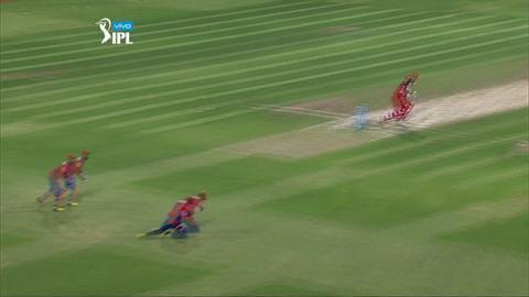 M57: GL vs RCB – Lokesh Rahul Wicket background