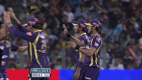 Match 70 PWI vs KKR – Uthappa's Wicket