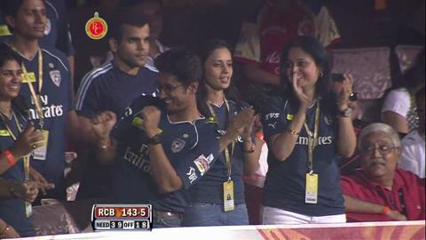 Match 50 RCB vs DC – Agarwal's Wicket