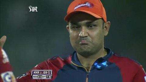 Match 51 DD vs KKR – Gambhir's Wicket background