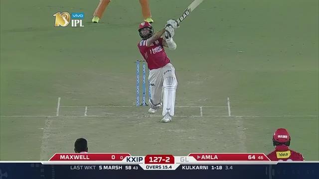 M47: KXIP vs GL – Hashim Amla Six